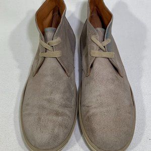 VINCE Suede Chukka Taupe Sneakers